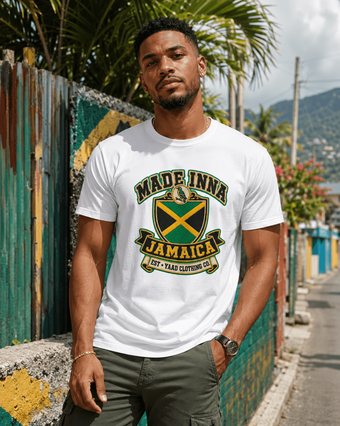 Made Inna Jamaica tee — Kingston street