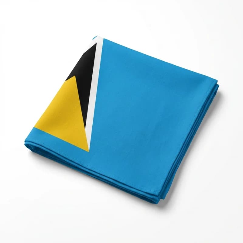 St. Lucia Flag Bandana