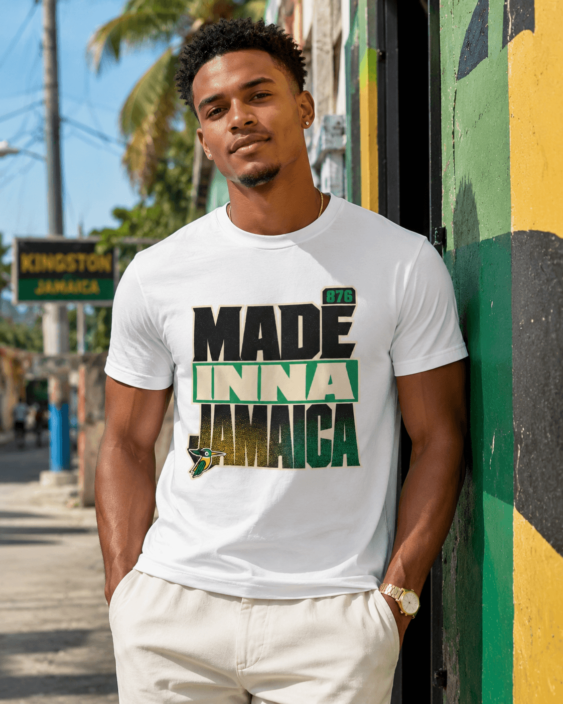 Made Inna Jamaica 876 tee — Kingston street