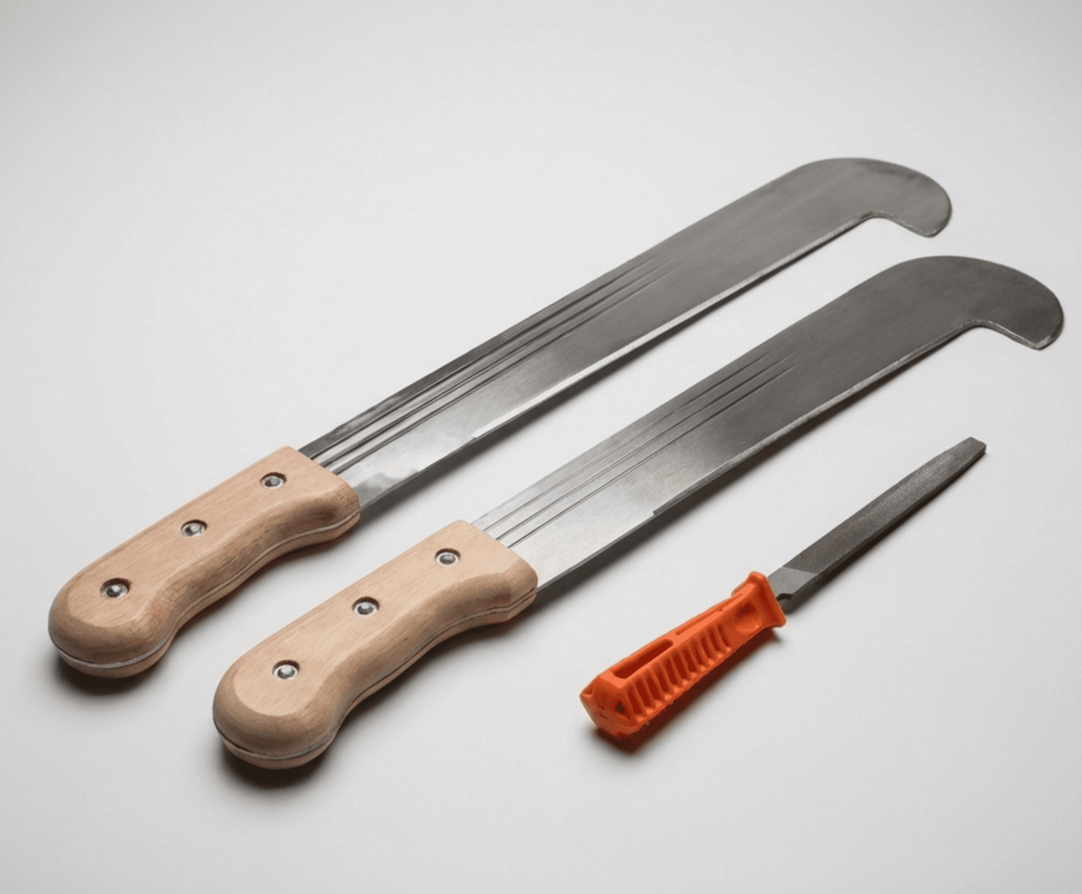 Curved Machete — Black Handle