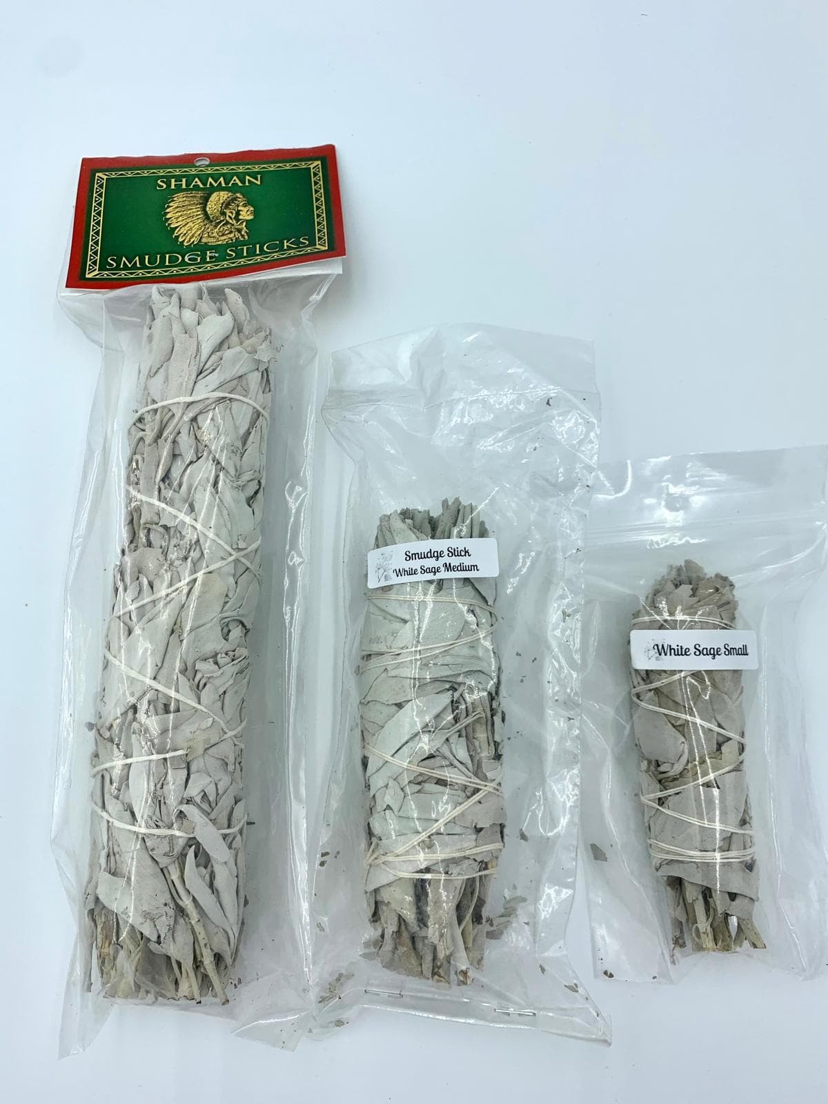 White Sage Smudge Sticks — Multi-Size Pack