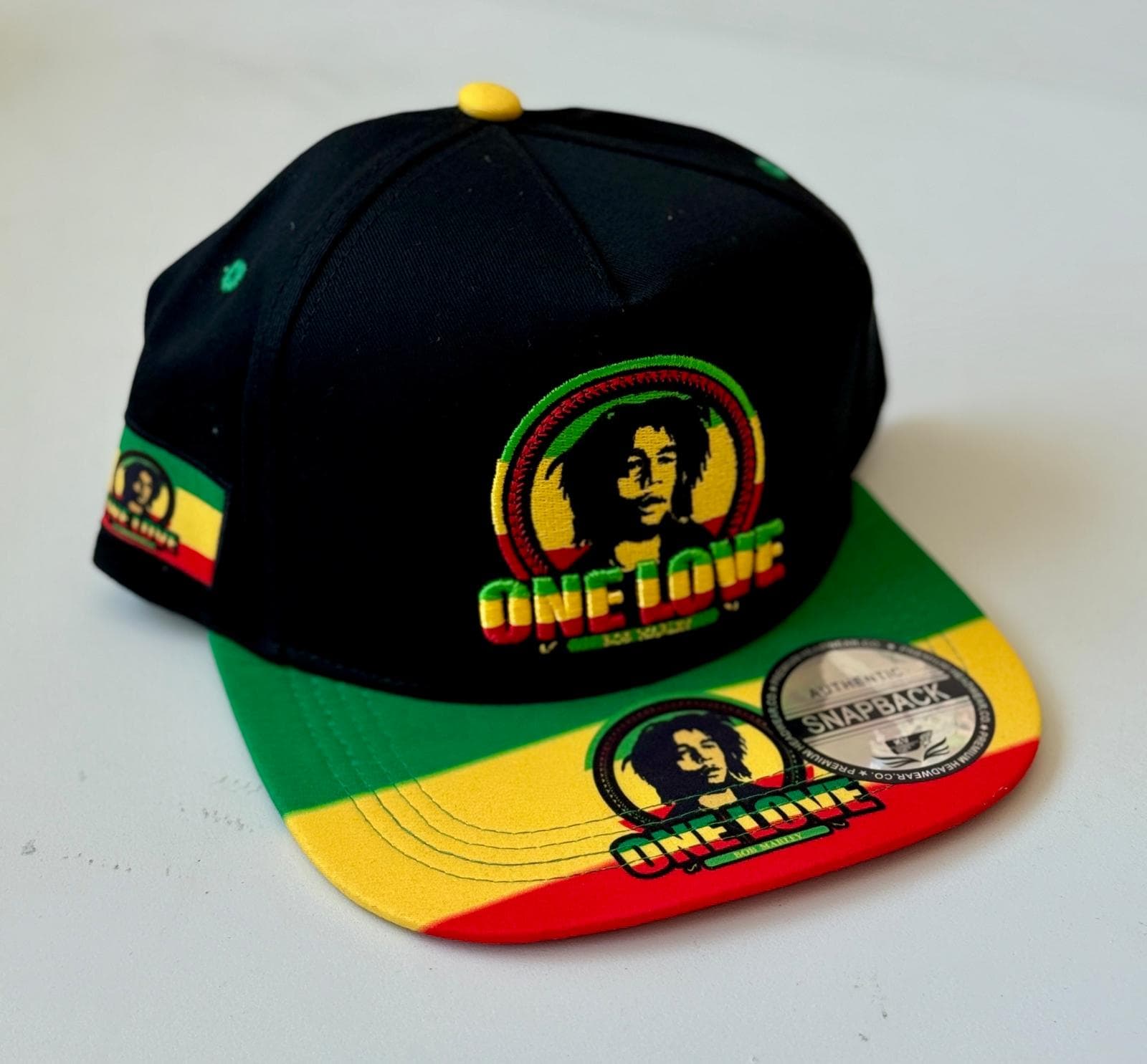 Bob Marley One Love Snapback Cap
